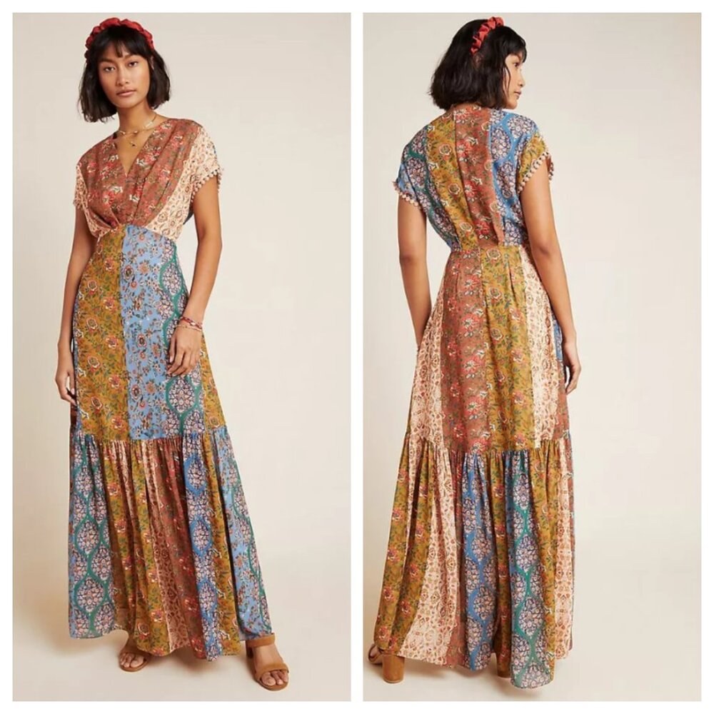 NWT Anthropologie Sachin & Babi Angelica Maxi Dress 12